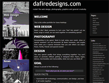 Tablet Screenshot of dafiredesigns.com